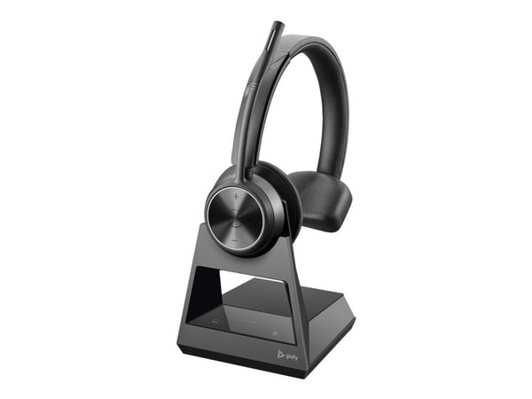 HP Poly Savi 7310 Office - Savi 7300 series - hodesett - on-ear - DECT - trådløs - svart