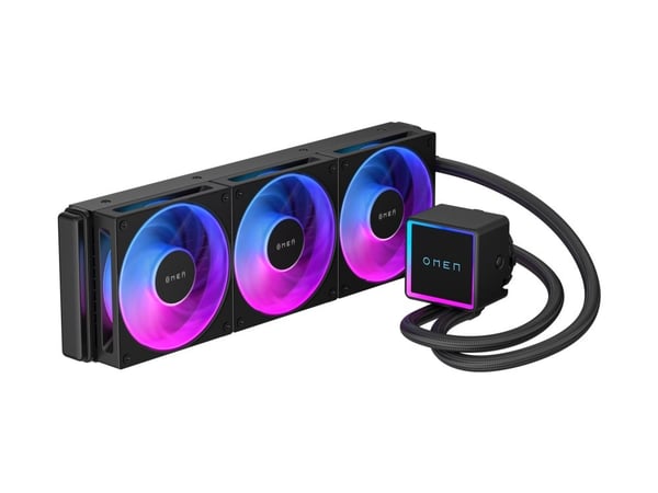 HP OMEN 360 mm:n aRGB-nestejäähdytin – musta, musta