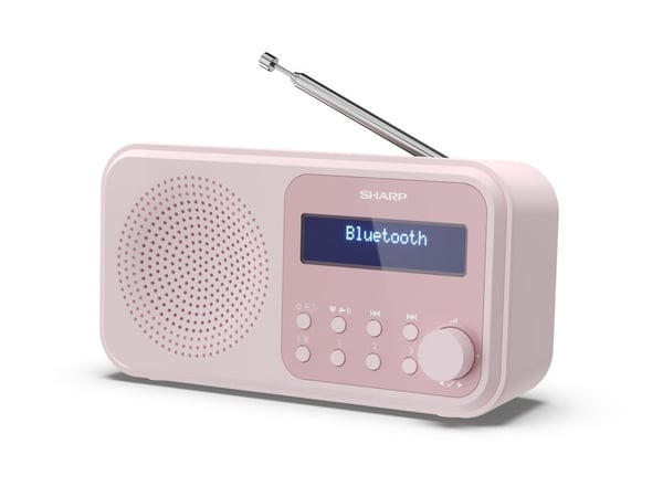 Sharp Tokyo DR-P420 - Bærbar DAB-radio - blomsterrosa