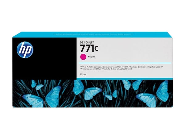 HP 771C - 775 ml - magenta - original - blekkpatron - for DesignJet Z6200, Z6600, Z6610, Z6800, Z6810