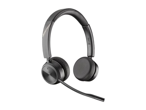 HP Poly Savi 7220 Office - Savi 7200 Series - headset - på örat - DECT - trådlös - svart
