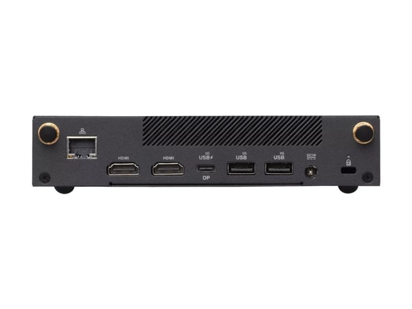 ASUS Fanless Chromebox CF40 BC012UN - Mini-PC 1 x Celeron N4500 / inntil 2.8 GHz - RAM 8 GB - eMMC 64 GB - UHD Graphics - Gigabit Ethernet, IEEE 80...