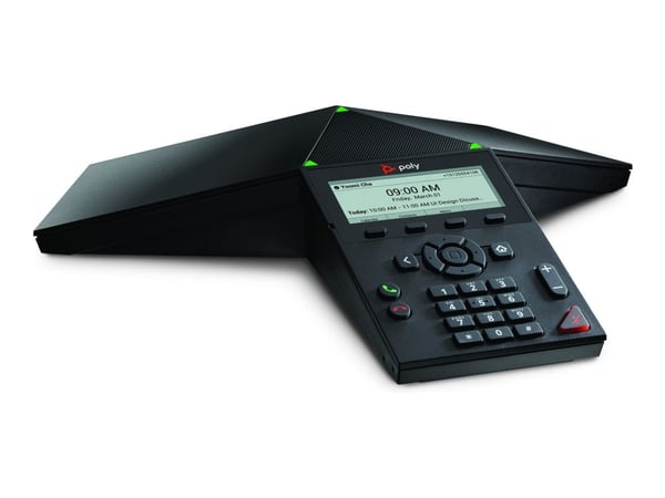 HP Poly Trio 8300 - Konferanse-VoIP-telefon - med Bluetooth-grensesnitt med anrops-ID/samtale venter - IEEE 802.11a/b/g/n (Wi-Fi) / Bluetooth 5.0 -...