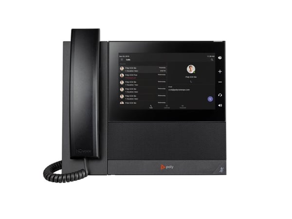 HP Poly CCX 600 - For Microsoft Teams - VoIP-telefon med anrops-ID/samtale venter - SIP, RTP, RTCP - 24 linjer - svart