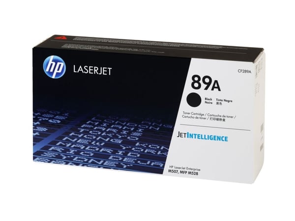 HP 89A - Svart - original - LaserJet - tonerpatron (CF289A) - for LaserJet Enterprise M507, MFP M528; LaserJet Enterprise Flow MFP M528