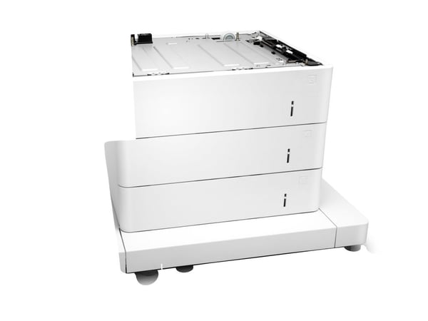 HP Paper Feeder with Cabinet - Skriversokkel med mediemater - 1650 ark inn 3 skuff(er) - for LaserJet Enterprise MFP M634; LaserJet Enterprise Flow...