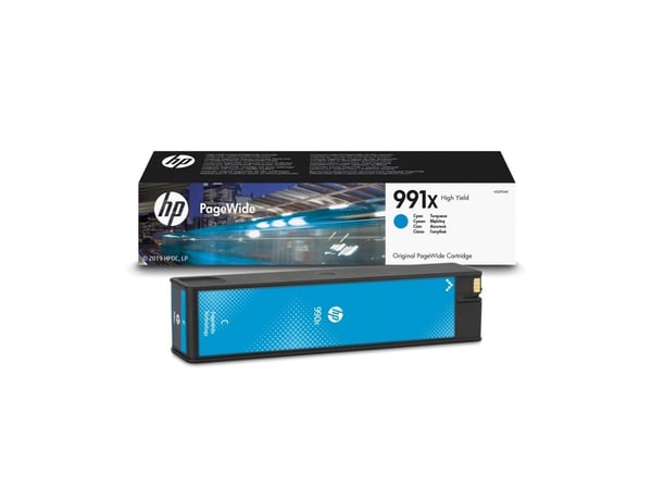 HP 991X alkuperäinen riittoisa syaani PageWide -patruuna, Korkea, Syaani, Väriainepohjainen muste, 1 kpl, 16000 sivua, Kertapakkaus