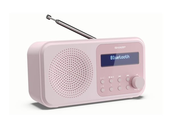 Sharp Tokyo DR-P420 - Bærbar DAB-radio - blomsterrosa