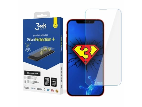 3mk SilverProtection+ - Skärmskydd för mobiltelefon - anti-chock - film - för Apple iPhone 13, 13 Pro