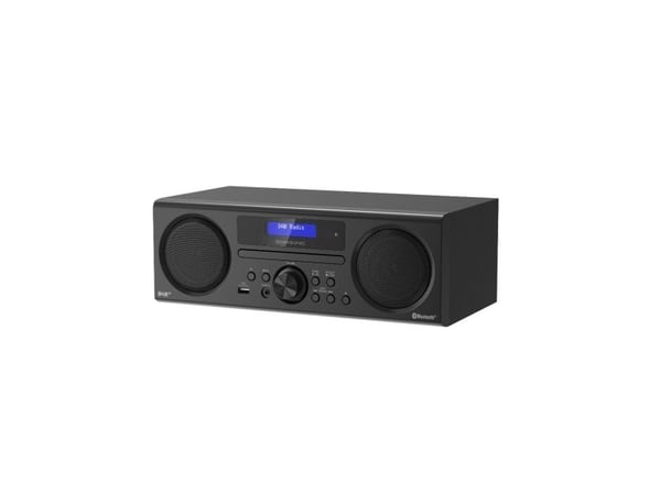 Scansonic DA310, Digital, DAB+,FM,PLL, 10 W, Vit, Rotations-
