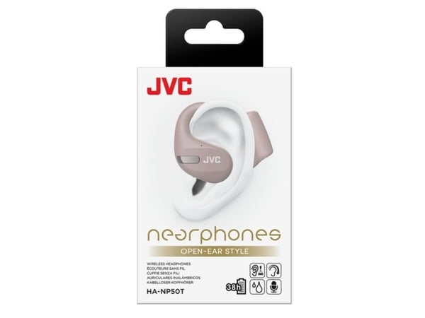 JVC HA-NP50T - True wireless-hodetelefoner med mikrofon - åpent øre - Bluetooth