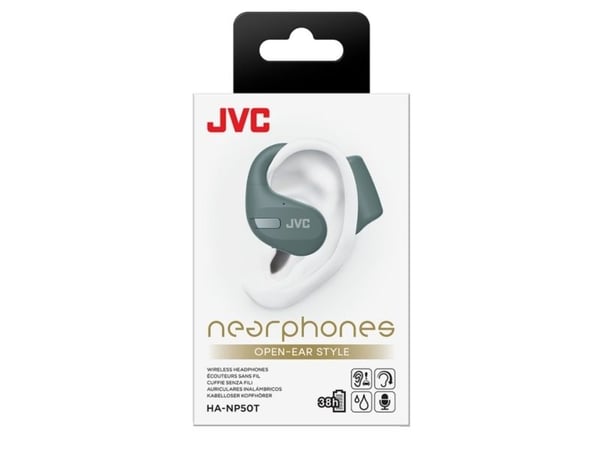 JVC HA-NP50T - True wireless-hodetelefoner med mikrofon - åpent øre - Bluetooth