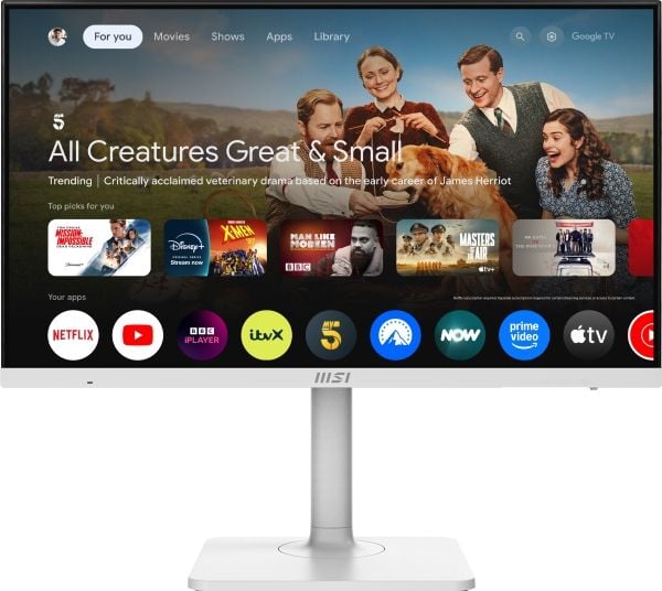 MSI Modern MD272UPSW, 68,6 cm (27"), 3840 x 2160 pixlar, 4K Ultra HD, 4 ms, Vit