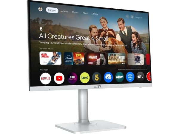 MSI Modern MD272UPSW, 68,6 cm (27"), 3840 x 2160 piksler, 4K Ultra HD, 4 ms, hvit