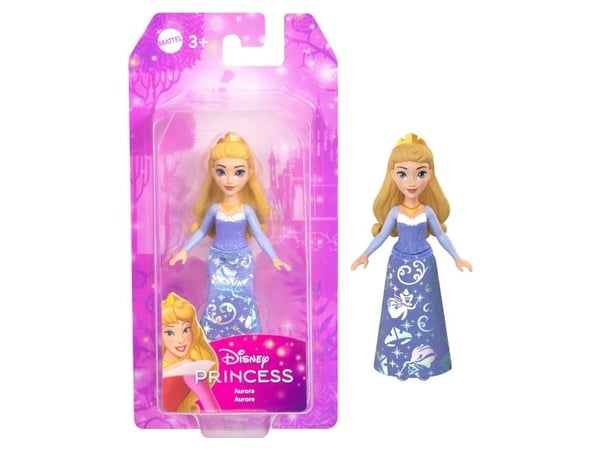 Disney Princess Aurora Core Small Doll, Pieni nukke, Naaras, 3 vuosi/vuosia, Poika/tyttö, 95,4 mm, 50 g