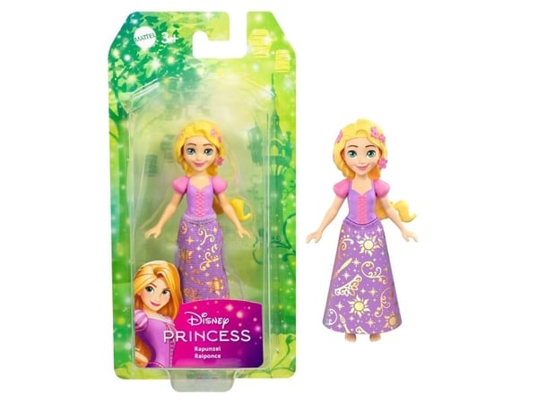 Disney Princess Rapunzel Core Small Doll, Minidukke, Hunkjønn, 3 år, Gutt/Jente, 95,4 mm, 50 g