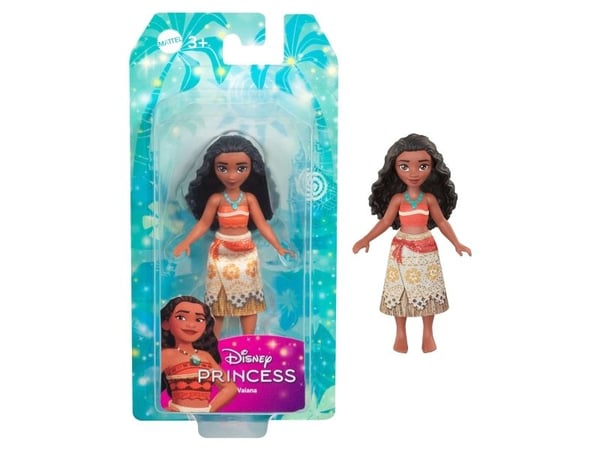 Disney Princess Vaiana Core Small Doll, Minidukke, Hunkjønn, 3 år, Gutt/Jente, 95,4 mm, 50 g