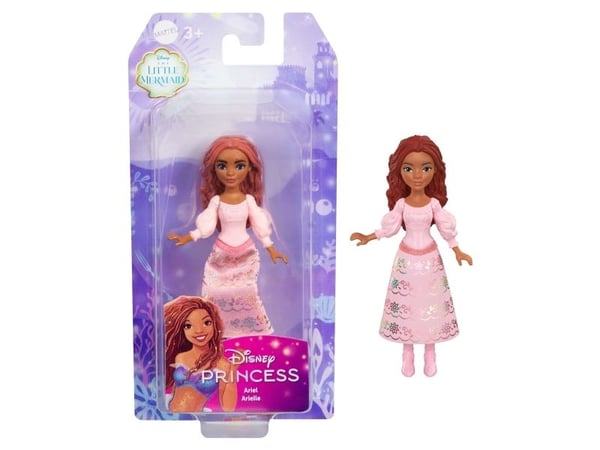 Disney Princess Live Action Ariel Core Small Doll, Minidocka, Honkoppling, 3 År, Pojke/flicka, 117 mm, 50 g