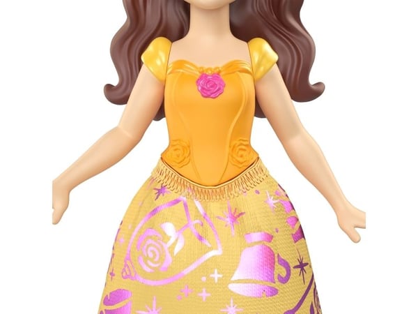 Disney Princess Belle Core Small Doll, Pieni nukke, Naaras, 3 vuosi/vuosia, Poika/tyttö, 95,4 mm, 50 g