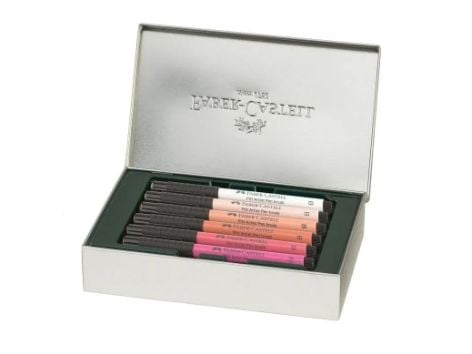 Faber-Castell Pitt Artist, 12 farger, Assorterte farger, 12 stykker, Pappeske