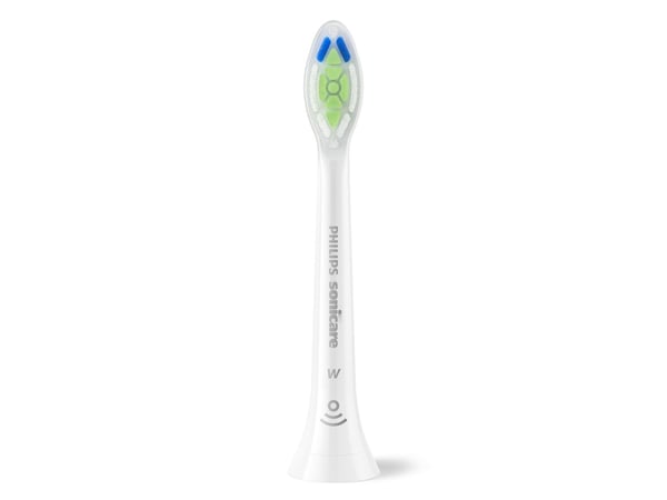 Philips Sonicare W2 Optimal White HX6062 - Utskiftningsbørstehode - for tannbørste - hvit (en pakke 2)