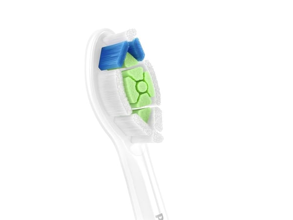 Philips Sonicare W2 Optimal White HX6062 - Utskiftningsbørstehode - for tannbørste - hvit (en pakke 2)
