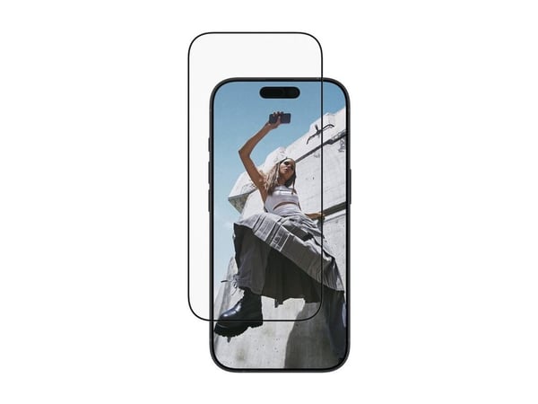 SAFE. by PanzerGlass - Skjermbeskyttelse for mobiltelefon - with black frame, ultra-wide fit, with EasyAligner - glass - rammefarge svart - for App...