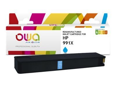 OWA-muste yhteensopiva HP 991X C cyan M0J90AE kanssa