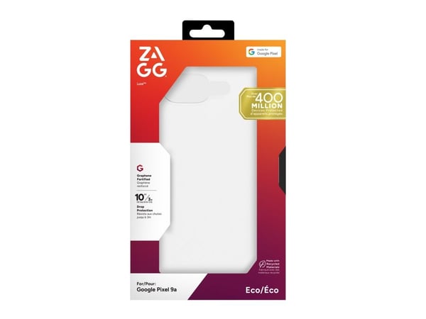 ZAGG Luxe - Baksidedeksel for mobiltelefon - slank, stilig, 10 fots fallbeskyttelse - grafen - blank - for Google Pixel 9A