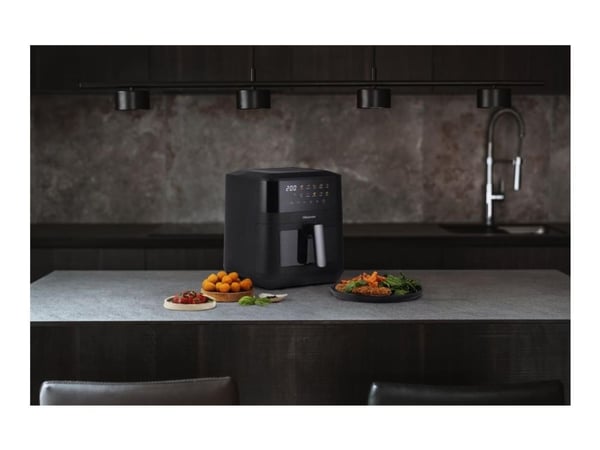 Hisense HAF2100DCD - Varmluftsteker - 7.7 liter - 2100 W - svart