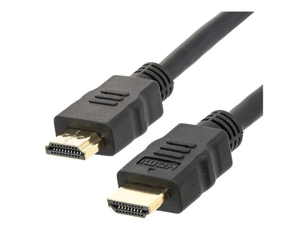 TECHly - High Speed - HDMI-kaapeli Ethernetillä - HDMI-uros HDMI-uros - 5 m - musta - kaksisuuntainen, 4K24 Hz (4096 x 2160) tuki, 100 Mbps Etherne...