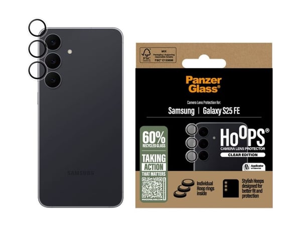 PanzerGlass Hoops - For mobiltelefon - for Samsung Galaxy S25 FE