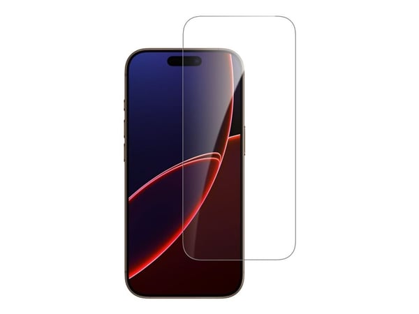 4smarts Second Glass - Skjermbeskyttelse for mobiltelefon - med monteringsramme - 2.5D - glass - gjennomsiktig - for Apple iPhone 17 Pro Max