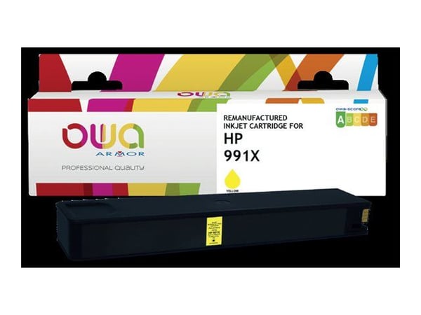 OWA-muste yhteensopiva HP 991X Y keltainen M0J98AE kanssa