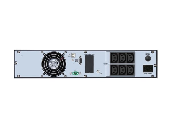 APC Easy UPS On-Line - UPS (kan monteres i rack) - AC 230 V - 900 watt - 1000 VA - enkeltfase - 1 x batteri - litiumion - RS-232, USB - utgangskont...