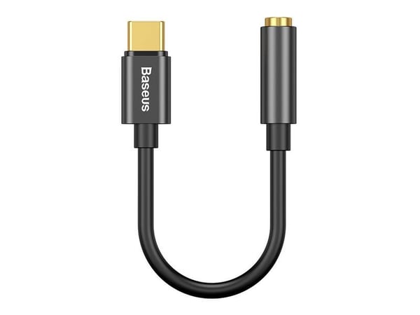Baseus L54, Musta, Harmaa, USB C, 3.5mm, Uros, Naaras, Suora Baseus L54, Musta, Harmaa, USB C, 3.5mm, Uros, Naaras, Suora