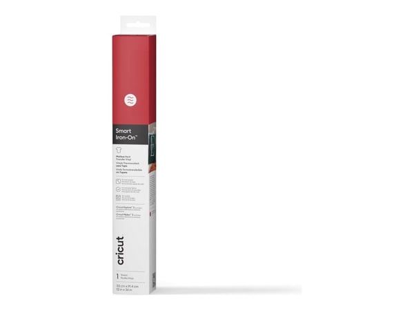 Cricut Smart Iron-On - Heat transfer material - 33 cm x 90 cm - rød