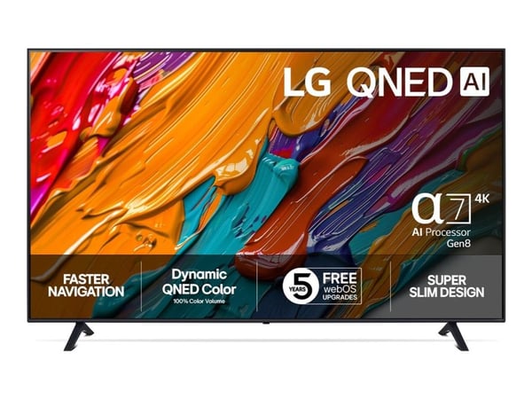 LG 65QNED7EA6B - 65" Diagonalklasse QNED7E Series LED-bakgrunnsbelyst LCD TV - QNED AI - Smart TV - webOS - 4K UHD (2160p) 3840 x 2160 - HDR - Quan...