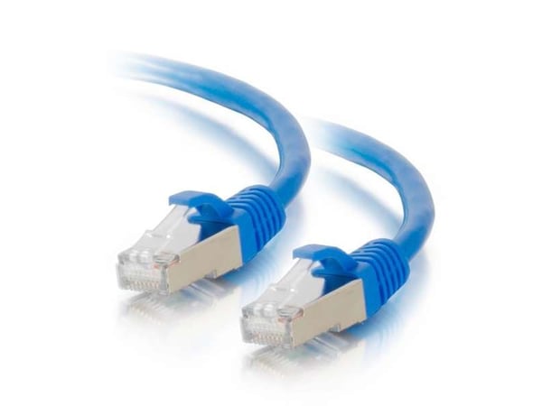 Mercodan 371917030, 3 m, Cat6a, S/FTP (S-STP), RJ-45, RJ-45, Blå