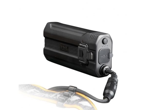 Fenix HP30R V2.0, Hodebåndslommelykt, Sort, Gult, Duraluminium, Knapper, 2 m, IP66