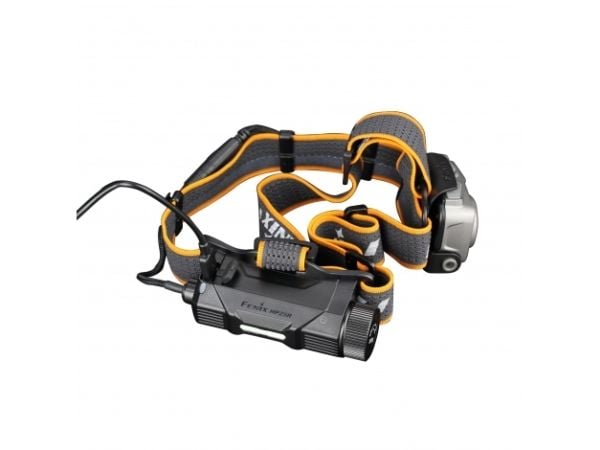 Fenix HP25R V2.0, Hodebåndslommelykt, Sort, Gult, Duraluminium, Knapper, 2 m, IP66