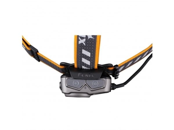 Fenix HP25R V2.0, Hodebåndslommelykt, Sort, Gult, Duraluminium, Knapper, 2 m, IP66
