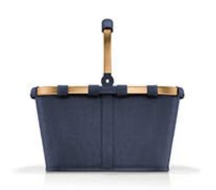 Reisenthel carrybag, Sininen, Alumiini, Polyesteri, Ostoskori, 22 L, 480 mm, 280 mm