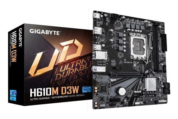Gigabyte - Moderkort - micro ATX - LGA1700-uttag - USB 3.2 Gen 1 - inbyggda grafiken (CPU krävs) - HD-ljud (8 kanaler)