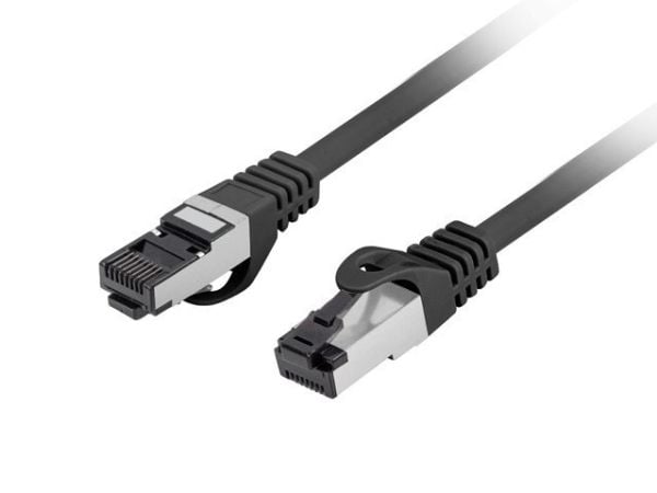 Lanberg Patchcord Lanberg S/FTP cat.8.1 0,5m LSZH CU fluke passed czarny