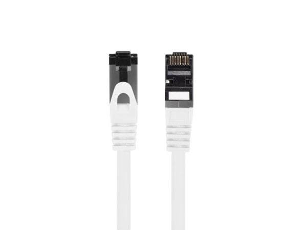 Lanberg PCF8-10CU-0050-W, 0,5 m, Cat8.1, S/FTP (S-STP), RJ-45, RJ-45, Valkoinen