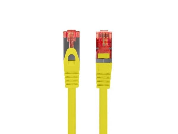 Lanberg - Koblingskabel - RJ-45 (hann) til RJ-45 (hann) - 5.7 mm - S/FTP - CAT 6 - halogenfri, uten hindringer - gul