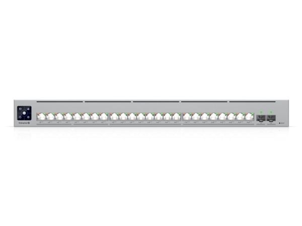 Ubiquiti UniFi Enterprise Campus 24 PoE - Switch - L3 - Styrt - 8 x 2.5GBase-T + 16 x 10Gb Ethernet + 2 x 25 Gigabit SFP28 - rackmonterbar - PoE Cl...