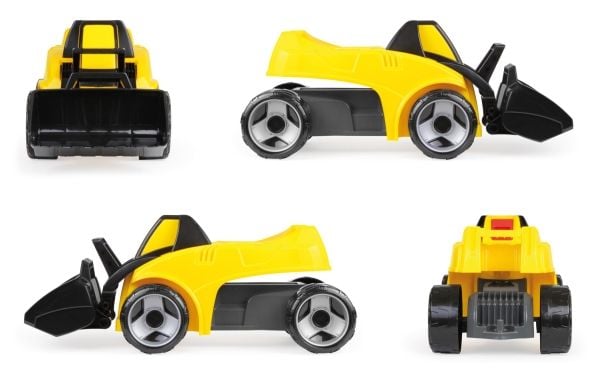 Lena GIGA TRUCKS 02145, Hjullaster, 3 år, Plast, Stål, Sort, Gult