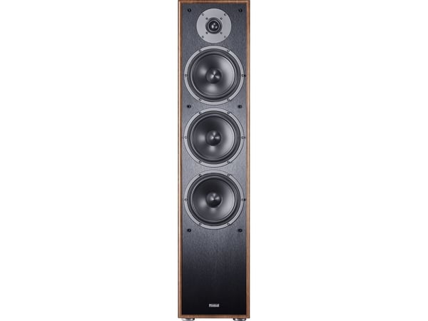 Magnat Monitor S70, 3-veis, Koblet med ledninger (ikke trådløs), 190 W, 19 - 38000 Hz, 8 O, Svart, Valnøtt